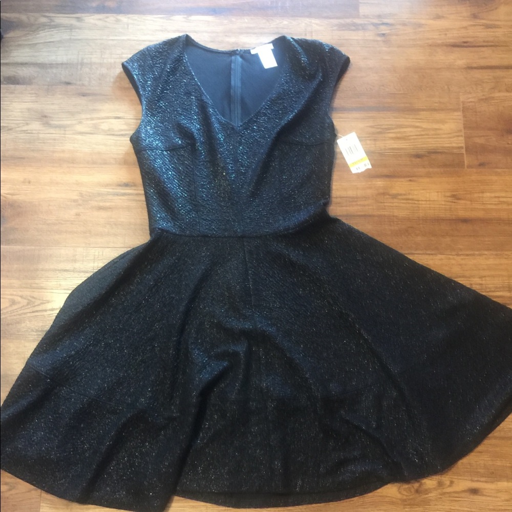 Black shimmer dress NWT